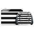 White and Black Stripes Nintendo Switch OLED (2021) Skin